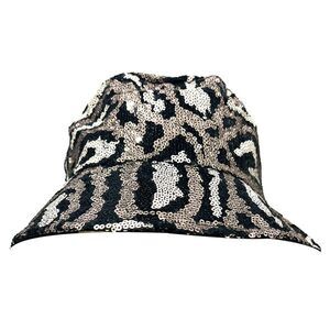 Sequin Leopard Bucket Hat   Brand NEW Hat!!